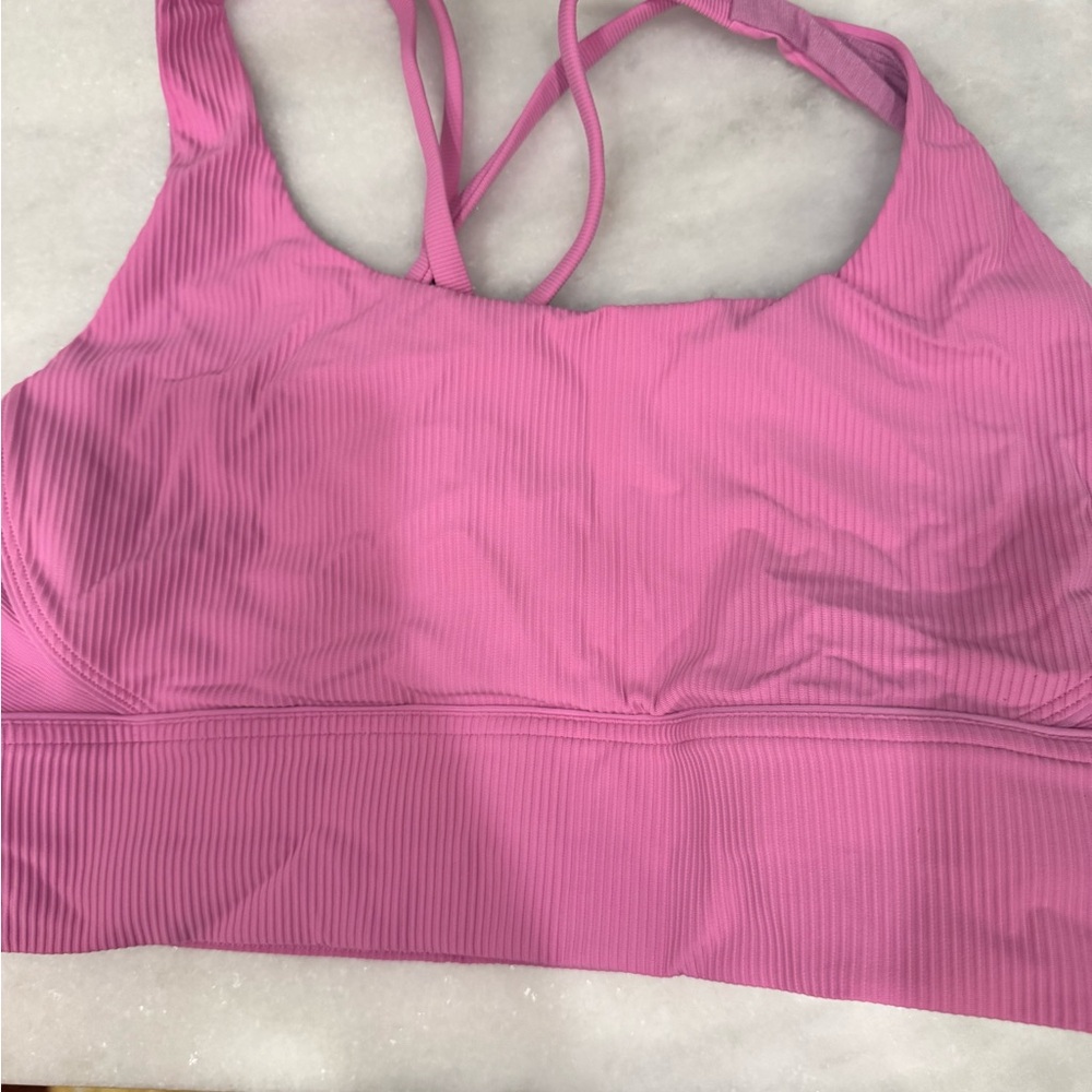 Lululemon Energy Longline Ribbed Bra